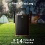 Equipo de Karaoke Profesional Inalámbrico, TONOR Bluetooth Sistema PA, Altavoz Portátil con Dos Micrófonos Inalámbricos, Bola