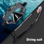 Kit de esnórquel en seco, máscara de esnórquel Pano de 3 ventanas, gafas de buceo antivaho y tubo de buceo, equipo profesional