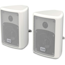 Audibax Pícolo PR-41W Pareja Altavoces Estantería HiFi y Sonorización 75 W Soporte Pared Incluido Blanco