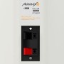 Audibax Pícolo PR-41W Pareja Altavoces Estantería HiFi y Sonorización 75 W Soporte Pared Incluido Blanco