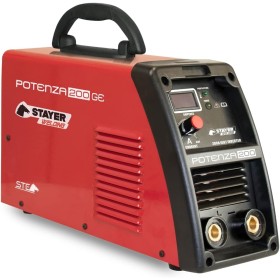 Equipo de soldadura Inverter Profesional MMA Electrodo POTENZA 200 K (incluye maletín)