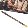 Bolígrafo de Relleno de Barba para Hombres, Relleno de Lápiz de Barba Profesional Equipado con Sacapuntas, Herramienta de Borde