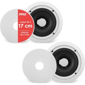 Pyle altavoces techo, Pared, 6.5”, 250W, Duales, Tweeter de polimero de 1", 65Hz-22kHz