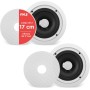 Pyle altavoces techo, Pared, 6.5”, 250W, Duales, Tweeter de polimero de 1", 65Hz-22kHz