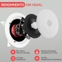 Pyle altavoces techo, Pared, 6.5”, 250W, Duales, Tweeter de polimero de 1", 65Hz-22kHz