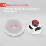 Pyle altavoces techo, Pared, 6.5”, 250W, Duales, Tweeter de polimero de 1", 65Hz-22kHz