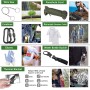 AuRiver Kit de Supervivencia, Equipo de Emergencia, Kit Supervivencia con Hacha de Martillo Multifuncional, Kit de Emergencia