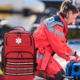 3DTengkit Mochila médica profesional de emergencia, mochila vacía de primeros auxilios, con tira reflectante y parte inferior
