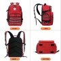 3DTengkit Mochila médica profesional de emergencia, mochila vacía de primeros auxilios, con tira reflectante y parte inferior