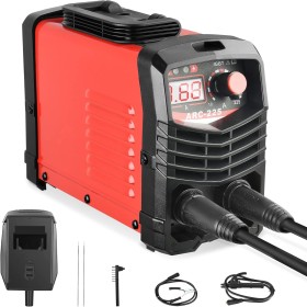 Aomdom soldador inverter profesional 220V MMA,225A Pantalla digital ARC IGBT Soldadora con inversor LCD para soldador electrodo