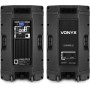 Vonyx VSA150S Juego de Altavoces Activos estéreo de 1000 W con Bluetooth, Reproductor de MP3 y Control Remoto - ¡Adecuado para