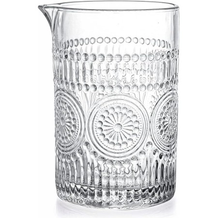 Vaso de mezcla Cóctel 70cl con caño pequeño Verter Mezclador de cócteles Mezclador de vidrio profesional Equipo Bar Restaurante