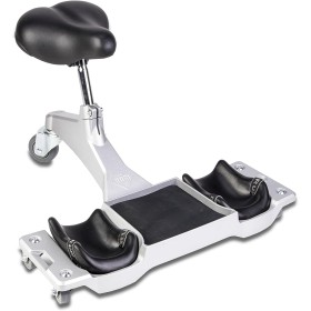 RUBI | Asiento Ergonómico Profesional SR-1 con Ruedas | Equipamiento de Seguridad Protección con Rodilleras Substituibles |