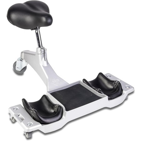 RUBI | Asiento Ergonómico Profesional SR-1 con Ruedas | Equipamiento de Seguridad Protección con Rodilleras Substituibles |