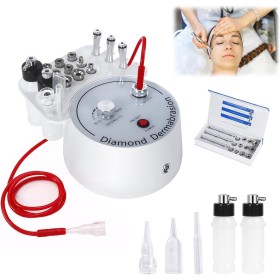 TaFoyu 3 en 1 Dispositivo Profesional de Dermoabrasión, Microdermoabrasión Diamante Equipo de Salón de Belleza Facial Uso