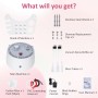 TaFoyu 3 en 1 Dispositivo Profesional de Dermoabrasión, Microdermoabrasión Diamante Equipo de Salón de Belleza Facial Uso