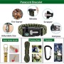 scosao Kit de Supervivencia Profesional Botiquín de Primeros Auxilios,Multifuncional de Emergencia Kit Supervivencia Militar