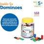 Learning Resources Juego de dominó Doble Seis con fichas de Madera
