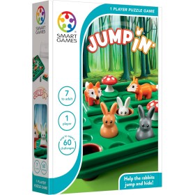 Smart Games - Jump In', Puzzle Game with 60 Challenges, 7+ Years