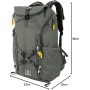 VANGUARD Veo Active 53GY - Mochila cámara fotográfica trekking grande