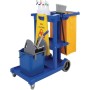Clim Profesional - Carro de Limpieza Multifuncional Profesional | Equipado con Ruedas y 3 Bandejas | Ideal para Hostelería y