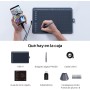 HUION HS611 Tableta Gráfica,Tabletas de Dibujo Profesional con Lápiz Digital PW500,Equipado con Botones Táctiles Multimedia