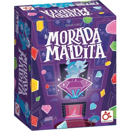 Mercurio - La Morada Maldita - Juego de Mesa de Acción Rápida para 2-6 Jugadores - Desafío de Percepción Visual y Motricidad -