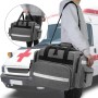 Damero Bolsa de trauma médica vacía, bolsa de primeros auxilios profesional con múltiples bolsillos para suministros