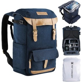 K&F Concept Mochila para Cámara Profesional, Bolsa para Fotografía Impermeable, Mochila para Fotográfica Multifuncional