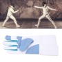 Depisuta Guantes de esgrima para florete y Sable, Guante de esgrima de Tejido de Punto Lavable Equipo Profesional de esgrima,