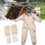 Traje de apicultor - Traje de apicultura profesional con guantes, ropa con capucha protectora para apicultores, anti avispas