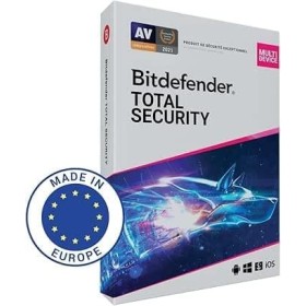 Bitdefender Total Security | 5 dispositivos | 1 año | PC/MAC/iOS/Android | Código de activación enviado por correo postal