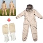 Traje de apicultor - Traje de apicultura profesional con guantes, ropa con capucha protectora para apicultores, anti avispas