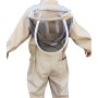 Traje de Apicultura con Guantes, Traje de Apicultor Profesional con Velo, Ropa Apicultura Protección Cuerpo Completo Hombres