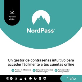 NordPass Premium, Dispositivos Ilimitados, 1 Año, Gestor de Contraseñas, Código Digital