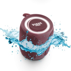 Vieta Pro Altavoz Bluetooth Potente 20W, Radio FM, Resistente al Agua, 12H Batería, Micrófono, Aux-In, USB-C, TWS, Compatible