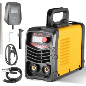 Soldador Inverter,Aomdom Profesional 300A MMA Maquina Soldar ARC IGBT Soldador de ARCO 220 V Máquina de Soldar Digital LCD