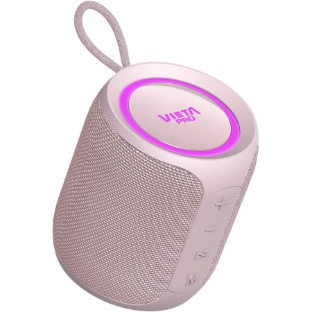 Vieta Pro Altavoz Bluetooth Potente 20W, Radio FM, Resistente al Agua, 12H Batería, Micrófono, Aux-In, USB-C, TWS, Compatible