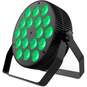 Audibax Dallas 180 Mk2 - Foco LED para Discoteca - Foco Profesional Móvil - Equipado con 18 Luces LED RGBW de 10W -