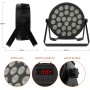 Audibax Dallas 180 Mk2 - Foco LED para Discoteca - Foco Profesional Móvil - Equipado con 18 Luces LED RGBW de 10W -