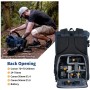 K&F Concept Mochila para Cámara Profesional, Bolsa para Fotografía Impermeable, Mochila para Fotográfica Multifuncional