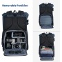 K&F Concept Mochila para Cámara Profesional, Bolsa para Fotografía Impermeable, Mochila para Fotográfica Multifuncional