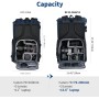 K&F Concept Mochila para Cámara Profesional, Bolsa para Fotografía Impermeable, Mochila para Fotográfica Multifuncional
