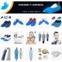 AQASKIN Cubre zapatos desechables de TNT Resistentes 6 g. - Zapatos desechables - (EPI) Equipos de Protección Individual -