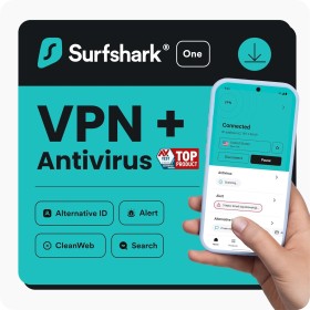 Surfshark One | Cybersecurity, VPN, Antivirus, Alert, Alternative ID, CleanWeb, Search | Windows/Mac/Linux/Androis/iOS | One | 1