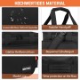 DJ Cable File Bag, 600D Oxford con divisores ajustables y dos bolsillos separados, 35 x 30 x 25 cm, bolsa de viaje resistente