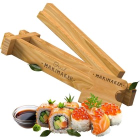 iSottcom Maki Maker - Kit de Sushi para Chef y Principiantes - Sushi Maker, el Equipo Profesional para Preparar Sushi - Sushi