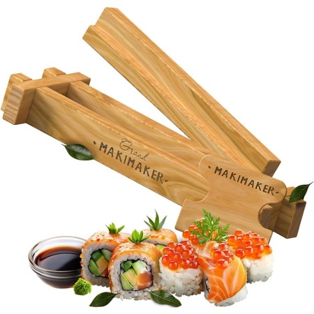 iSottcom Maki Maker - Kit de Sushi para Chef y Principiantes - Sushi Maker, el Equipo Profesional para Preparar Sushi - Sushi
