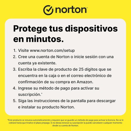 Norton 360 Deluxe+Norton AntiTrack 2025|Antivírus 5 Dispositivos| 15 meses com renovação automática| Descarga digital