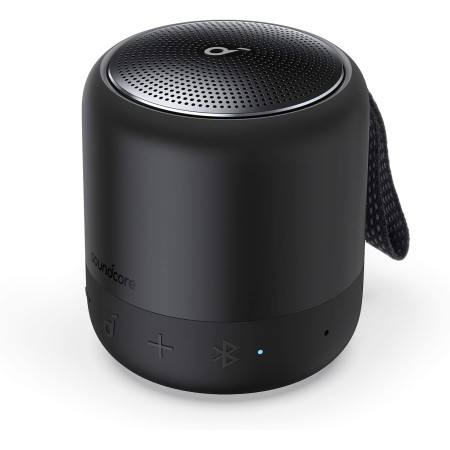 Soundcore Mini 3 Altavoz Bluetooth Potente, Tecnologí­as BassUp y PartyCast, USB-C, Resistencia al Agua IPX7 y EQ